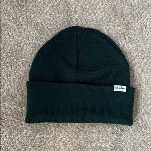 COPY - walk in love emerald beanie